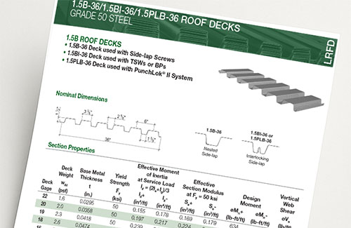 B DECK PROFILES